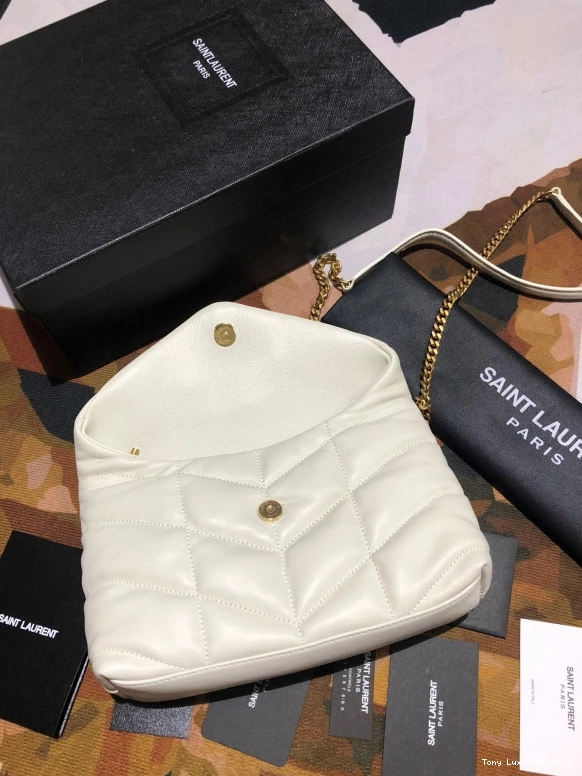 Tony Luxuries MINI CHAIN SMALL PUFFER YSL BAG 0823